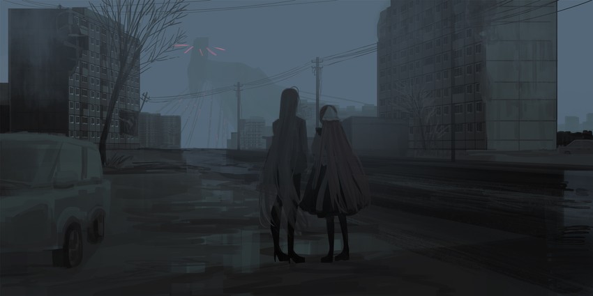 yana and zoya petrovna vecheslova (original) drawn by chihuri