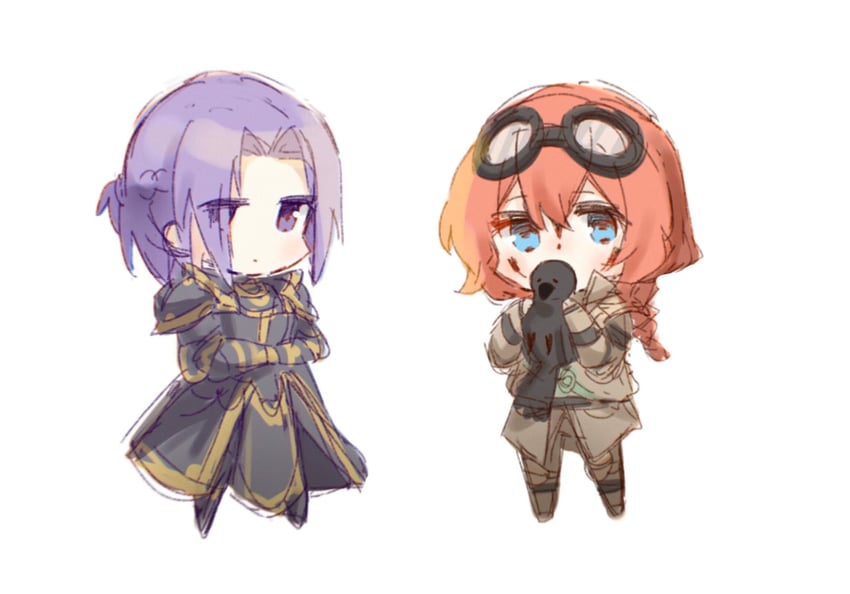 bloodhound and jun (princess connect! and 1 more) drawn by jianye