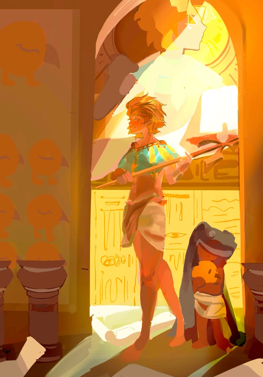 golden cheese cookie, burnt cheese cookie, and cheesebird (cookie run and 1 more) drawn by suckew