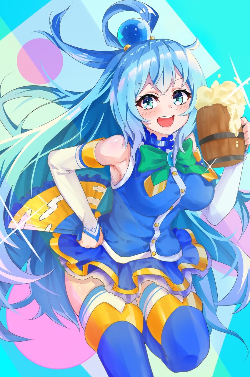 aqua (kono subarashii sekai ni shukufuku wo!) drawn by m.tokotsu