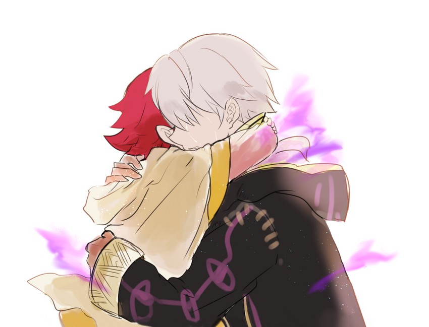 male robin and fae (fire emblem and 3 more) drawn by sasaki_(dkenpisss)