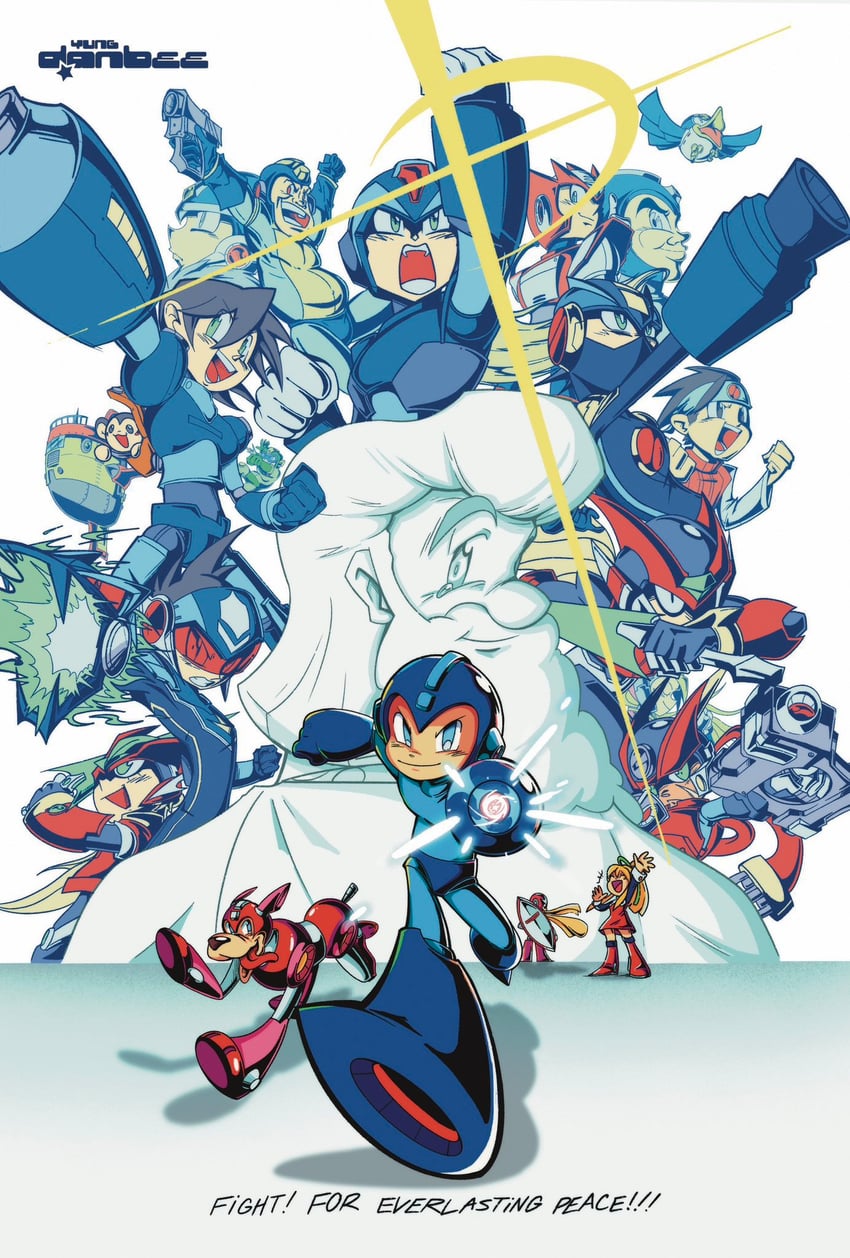 zero, roll, x, zero(z), megaman.exe, and 11 more (mega man and 8 more) drawn by yungdanbee