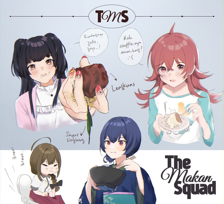 mayuzumi fuyuko, kuwayama chiyuki, morino rinze, and komiya kaho (idolmaster and 1 more) drawn by ratifuu