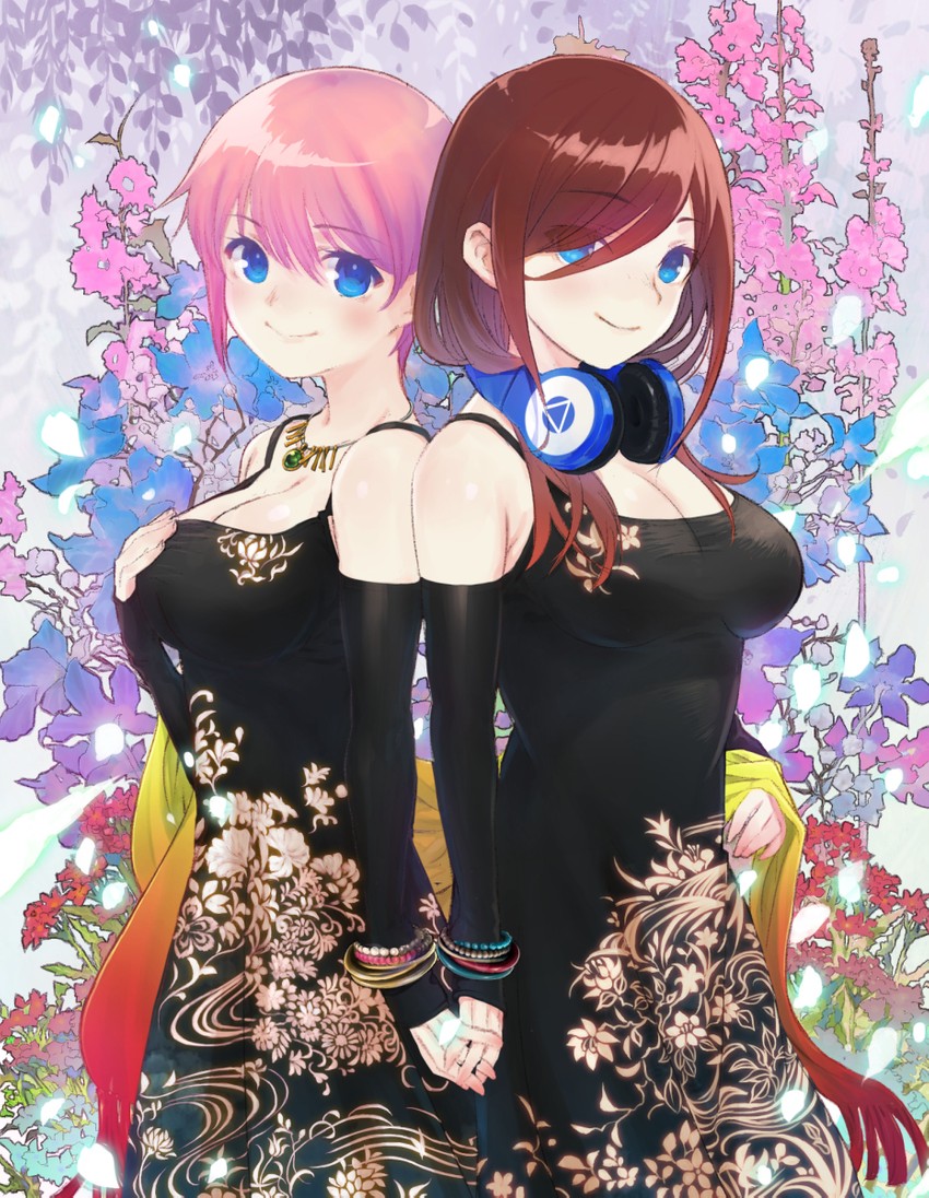 nakano miku and nakano ichika (go-toubun no hanayome) drawn by hirokiku