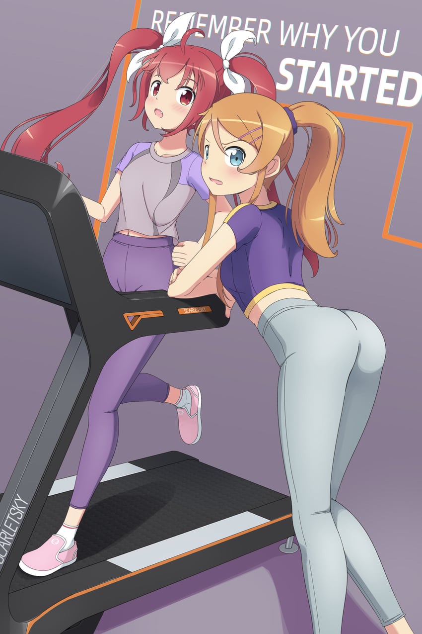 kousaka kirino, itsuka kotori, and taketatsu ayana (ore no imouto ga konna ni kawaii wake ga nai and 1 more) drawn by scarletsky