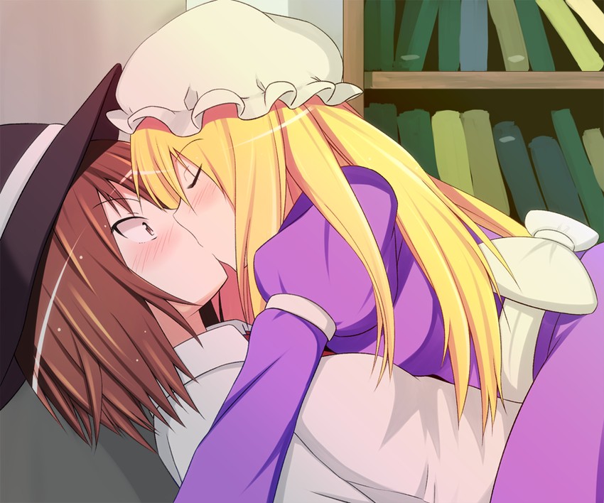 usami renko and maribel hearn (touhou) drawn by fumei_(mugendai)