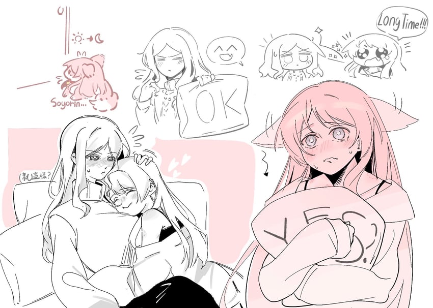chihaya anon and nagasaki soyo (bang dream! and 1 more) drawn by tin_g