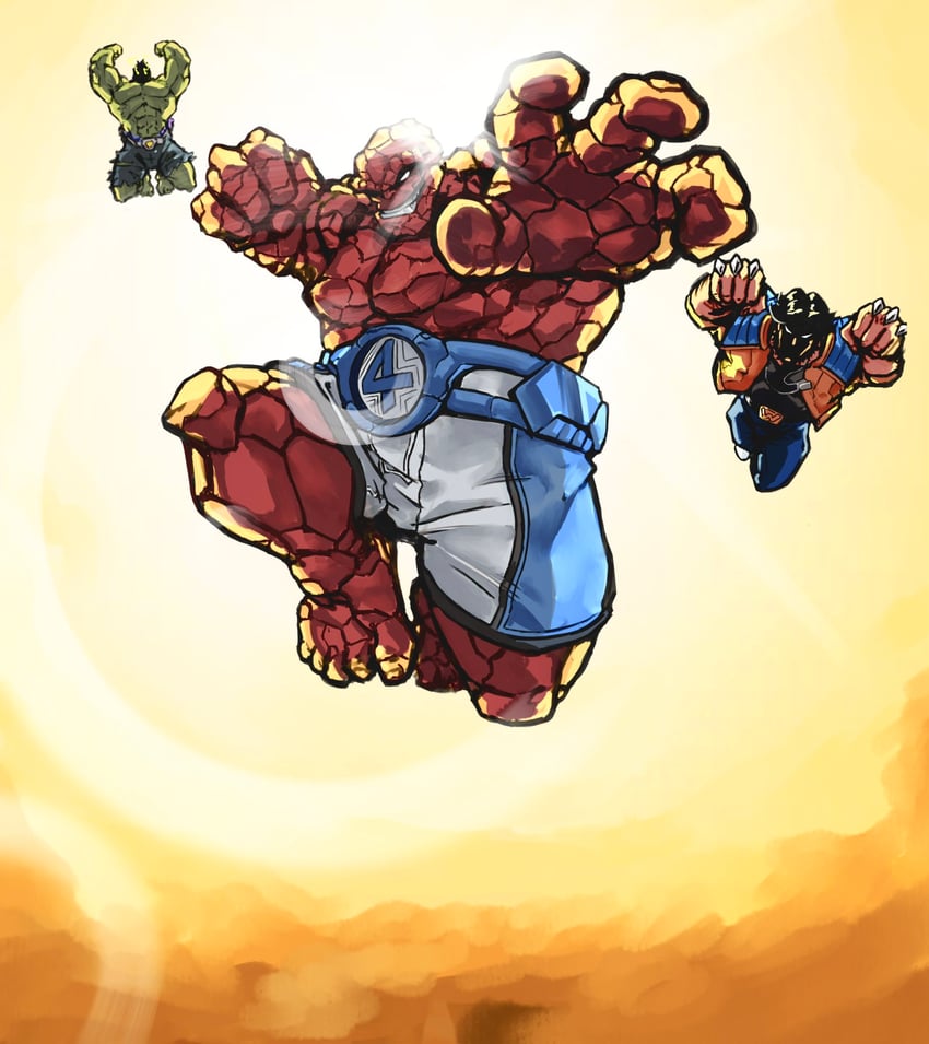 wolverine, hulk, and ben grimm (marvel and 4 more)
