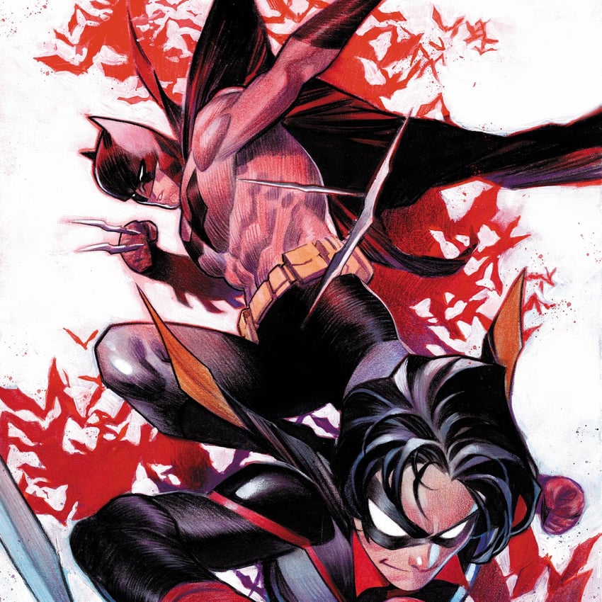 batman, robin, bruce wayne, and damian wayne (dc comics and 1 more) drawn by dike_ruan