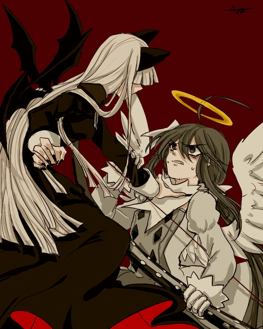 alela grora and ater (funamusea) drawn by ava_(vagodieter)