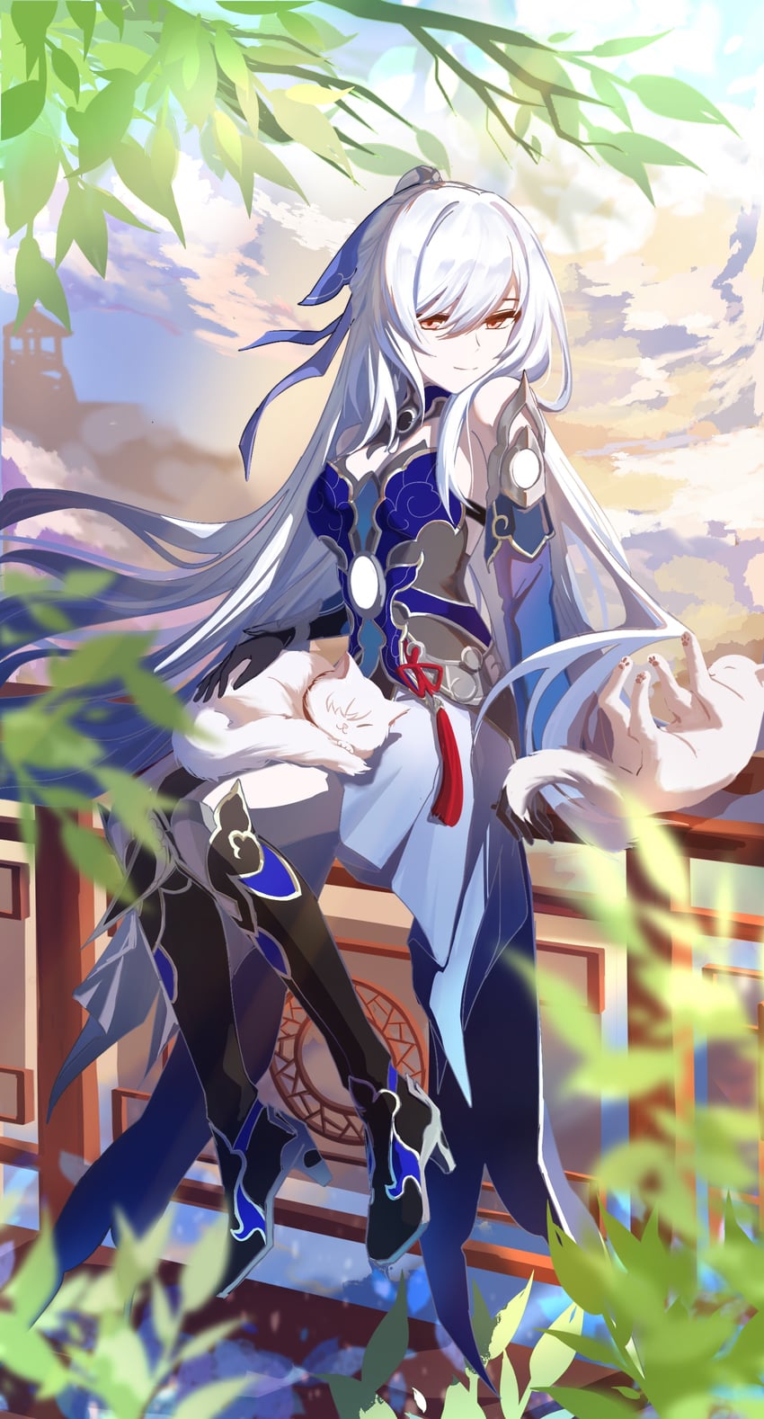 jingliu (honkai and 1 more) drawn by yan_miao