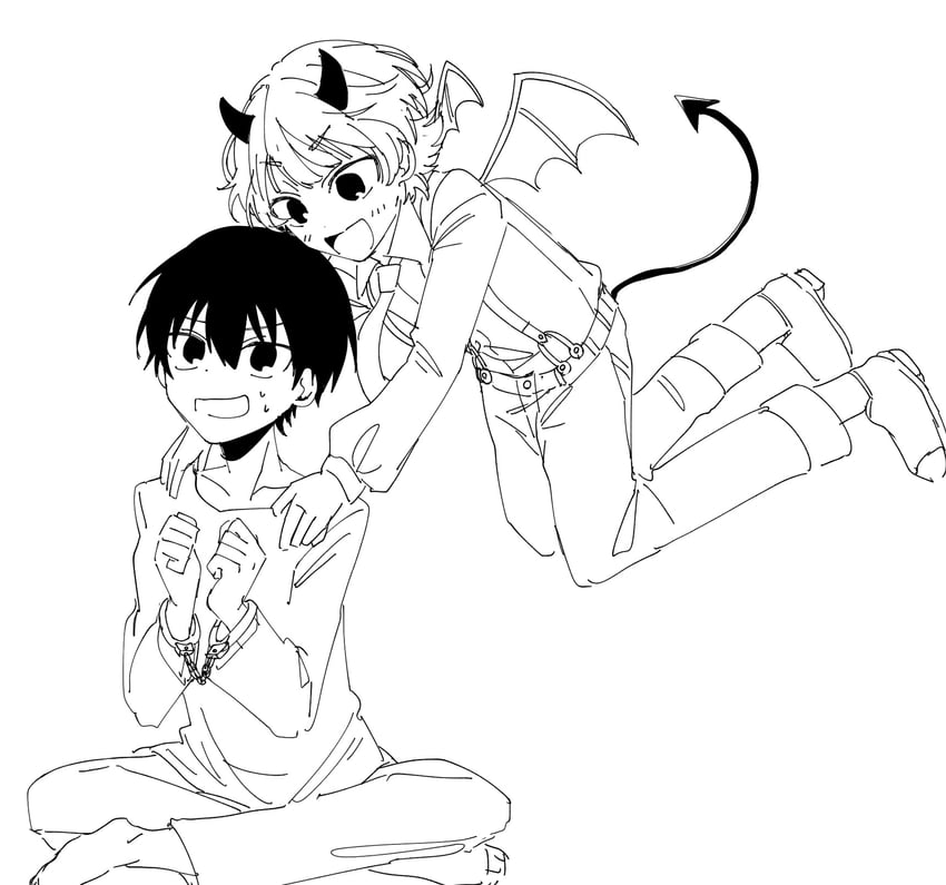 isagi yoichi and bachira meguru (blue lock) drawn by uta_(utamilk)