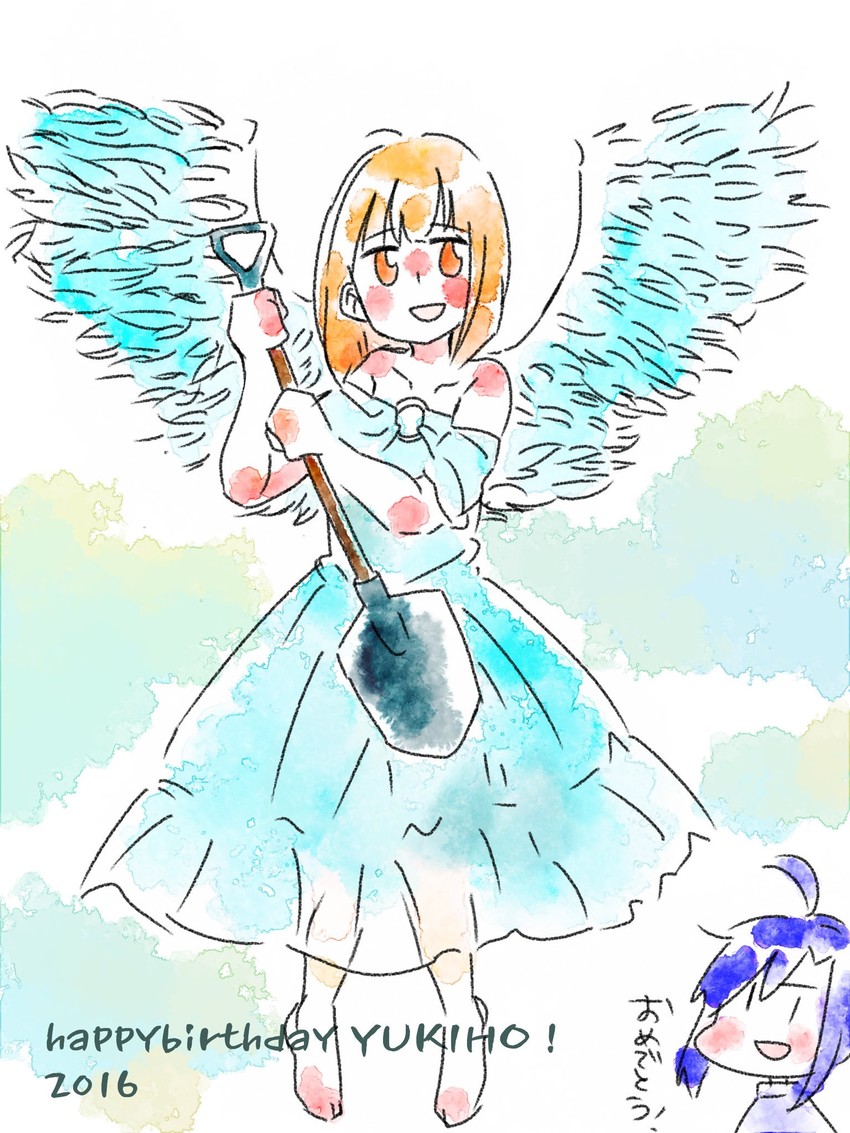 kikuchi makoto and hagiwara yukiho (idolmaster) drawn by kokeshi_(yoi_no_myoujou)