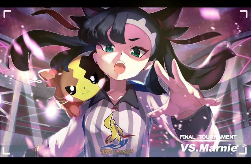 marnie and morpeko (pokemon and 1 more) drawn by umiru