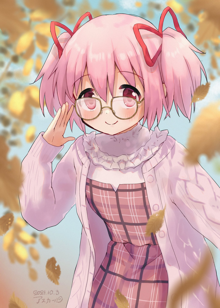kaname madoka (mahou shoujo madoka magica) drawn by asukaru_(magika_ru)