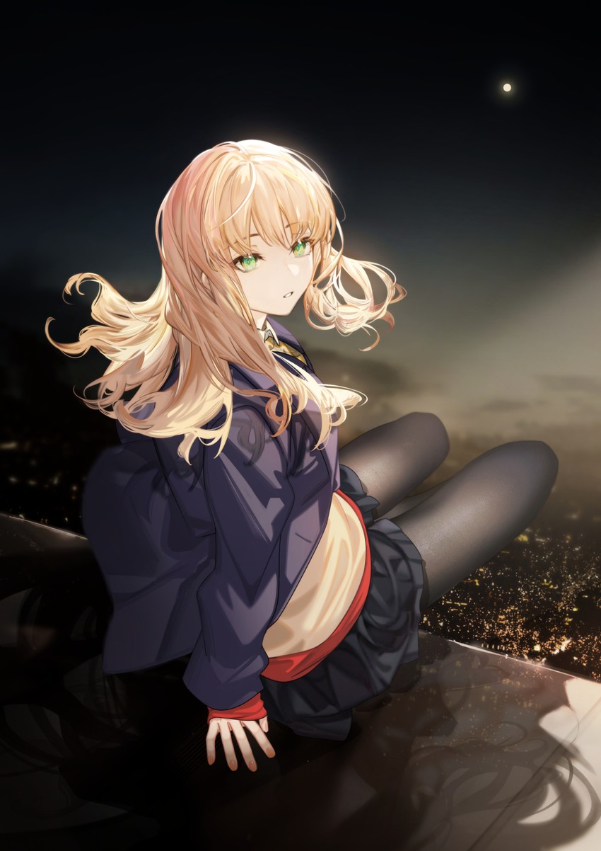 minami yume (gridman universe and 1 more) drawn by arlizi