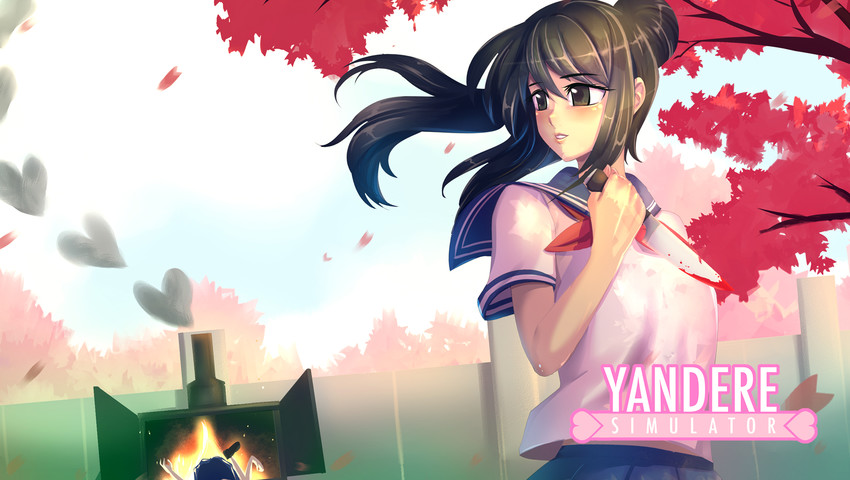 ayano aishi (yandere simulator) drawn by bakki