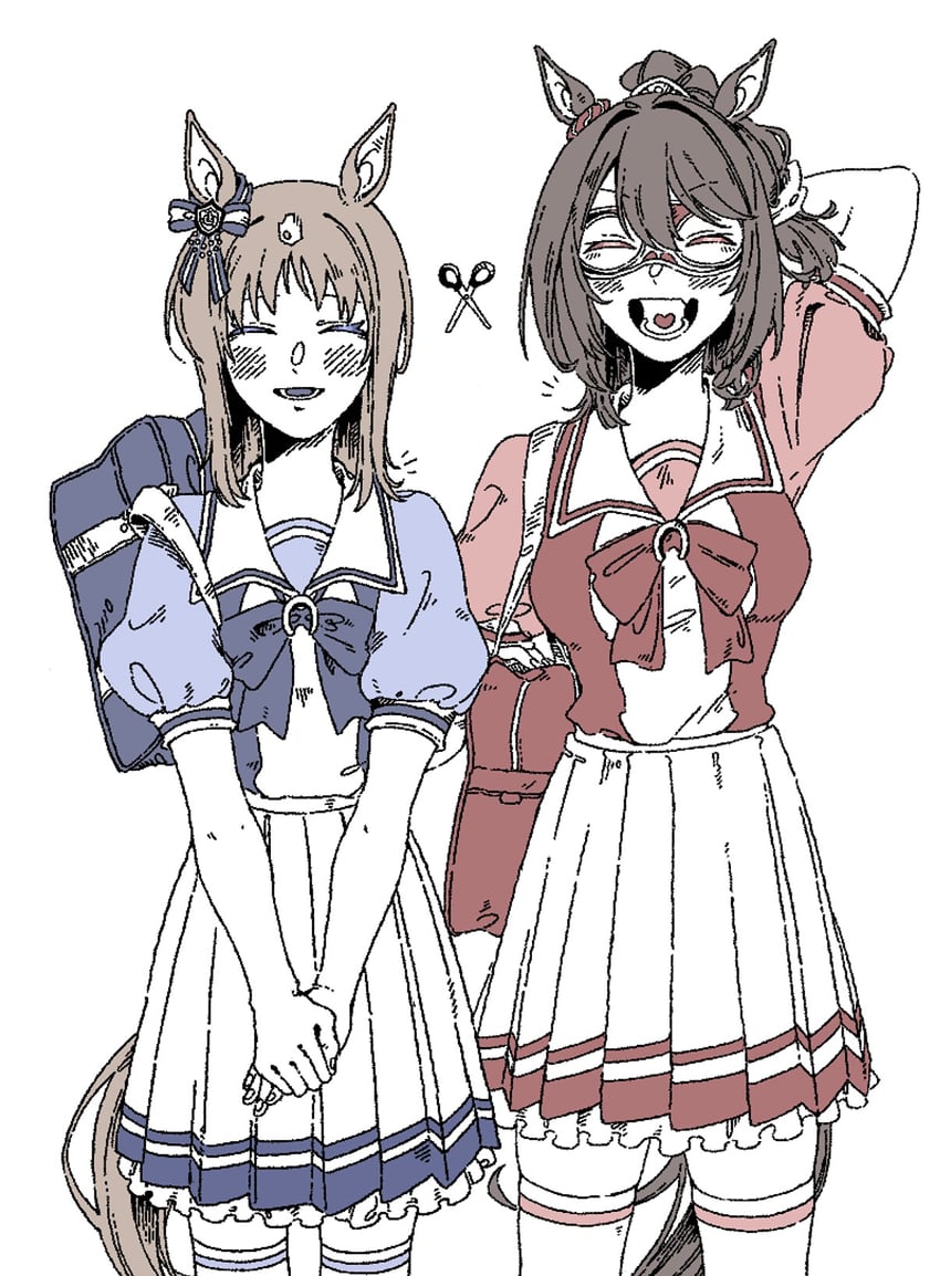 grass wonder and el condor pasa (umamusume) drawn by oo_sungnim