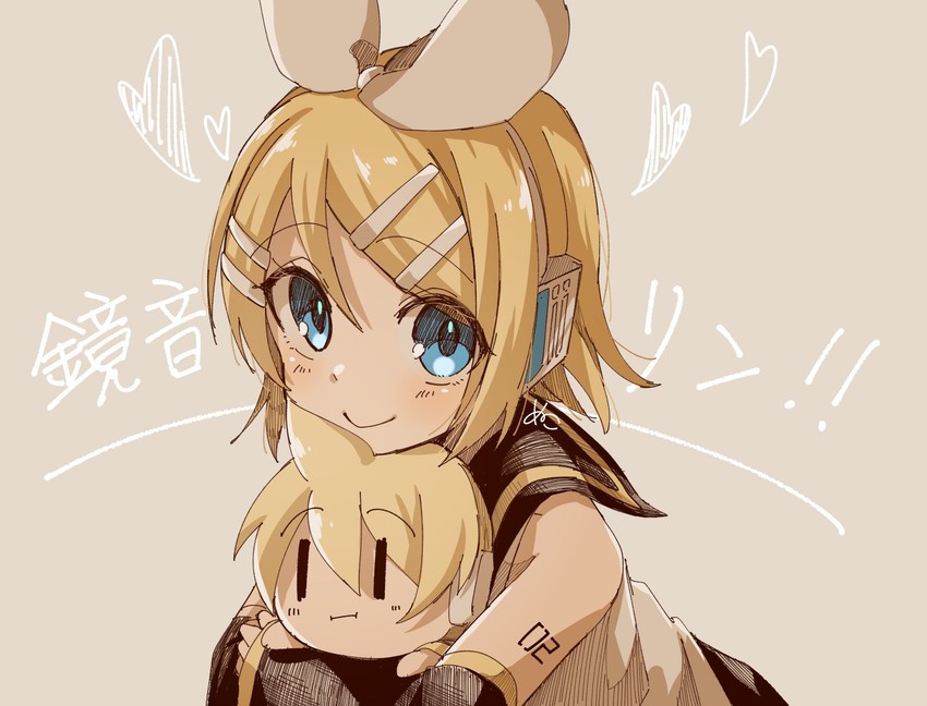 kagamine rin and kagamine len (vocaloid) drawn by nuko_0108