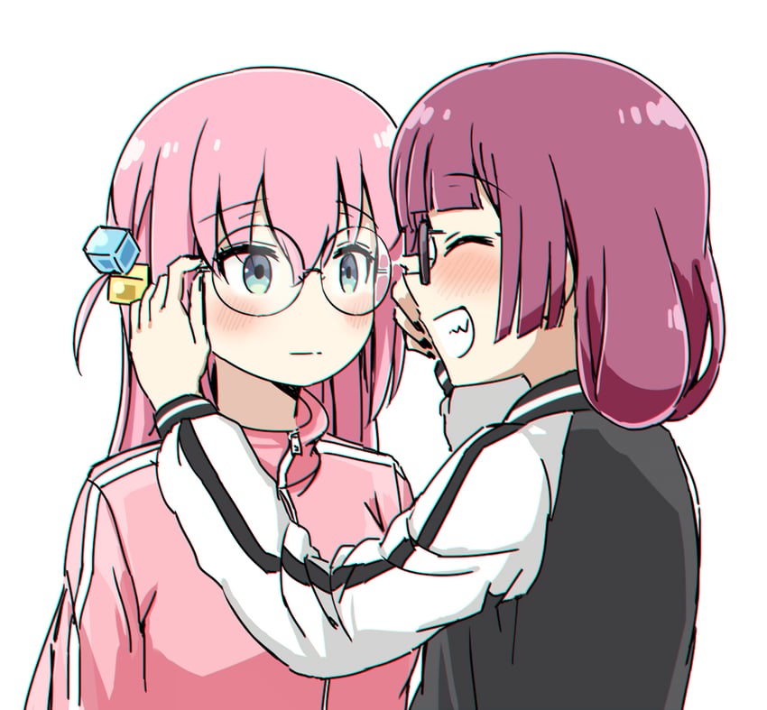 gotoh hitori and hiroi kikuri (bocchi the rock!) drawn by torako_(toramaru)