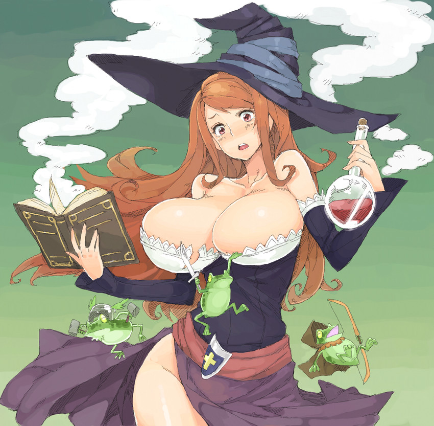 sorceress, elf, dwarf, and fighter (dragon's crown) drawn by whoosaku