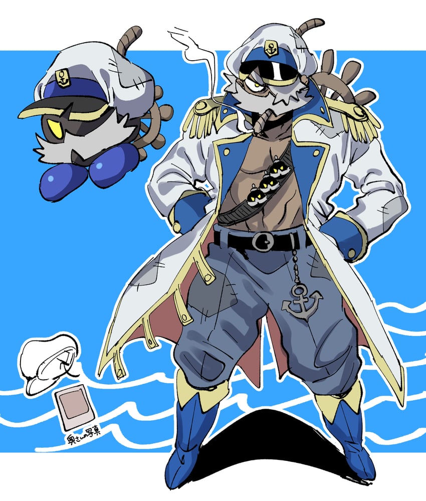admiral bobbery (mario and 2 more) drawn by sanso_(kasyawamoti)