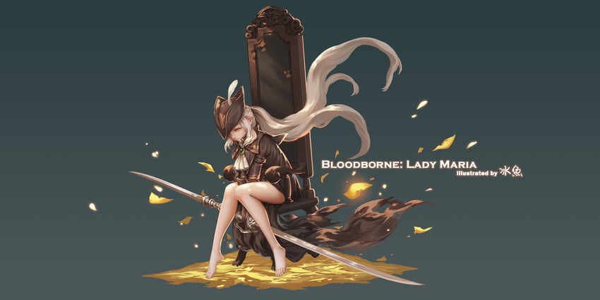 lady maria of the astral clocktower (bloodborne) drawn by user_cfaw2848