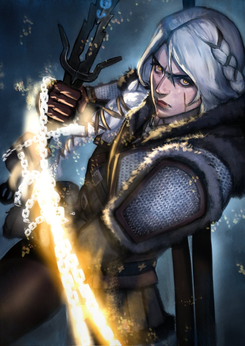 ciri (the witcher and 1 more) drawn by jaime_a_alvarez