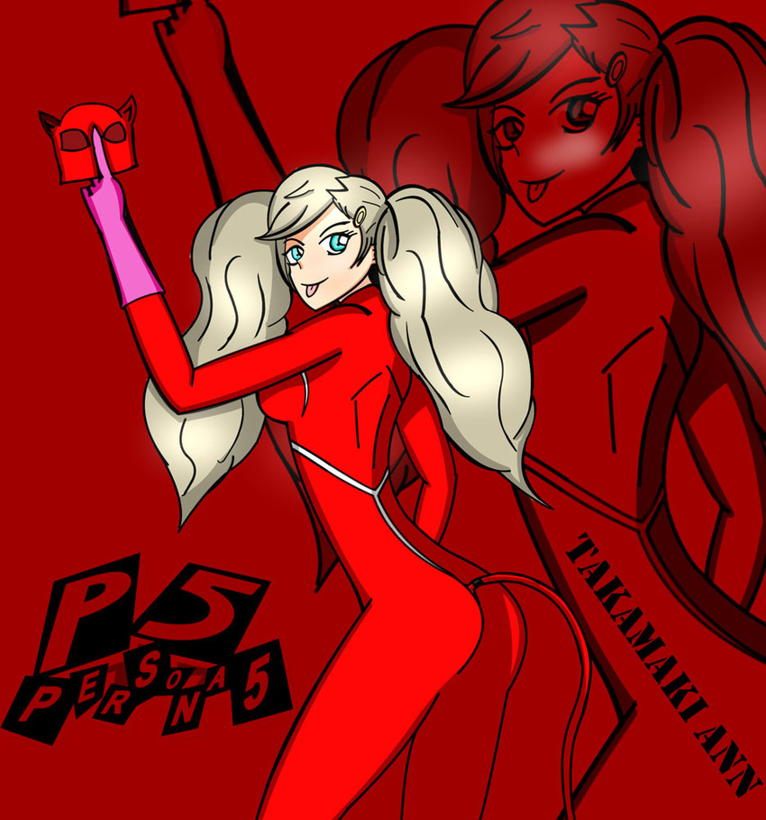 takamaki anne (persona and 1 more) drawn by june183