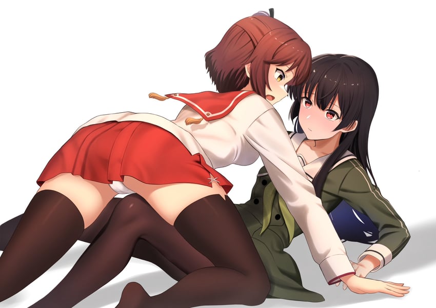 etou kanami and juujou hiyori (toji no miko) drawn by okaka_factory