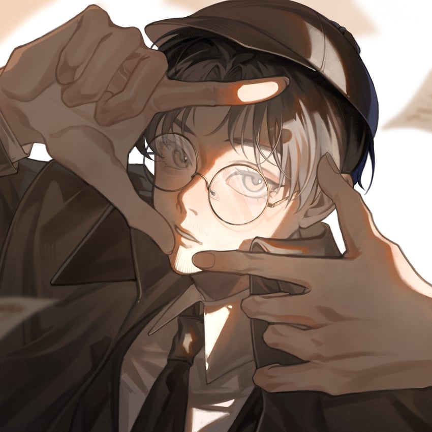 klein moretti and sherlock moriarty (lord of the mysteries) drawn by shiqi274