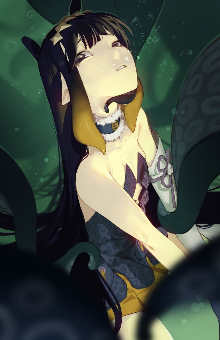 ninomae ina'nis (hololive and 1 more) drawn by raneblu