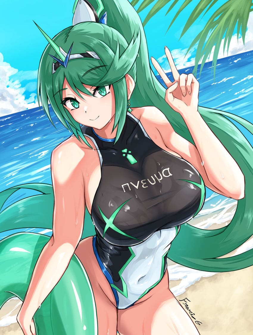 pneuma (xenoblade chronicles and 1 more) drawn by fgsketch