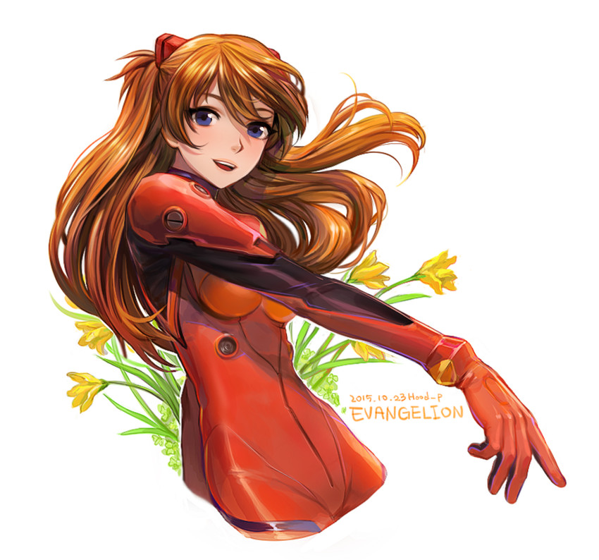 souryuu asuka langley (neon genesis evangelion) drawn by h_p