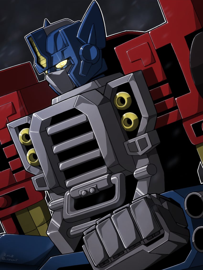 optimus prime (transformers and 2 more) drawn by cpqa5