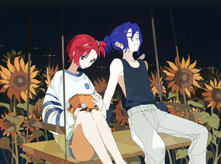 amate yuzuriha, shuji ito, and conch (gundam and 1 more) drawn by shirosaki20