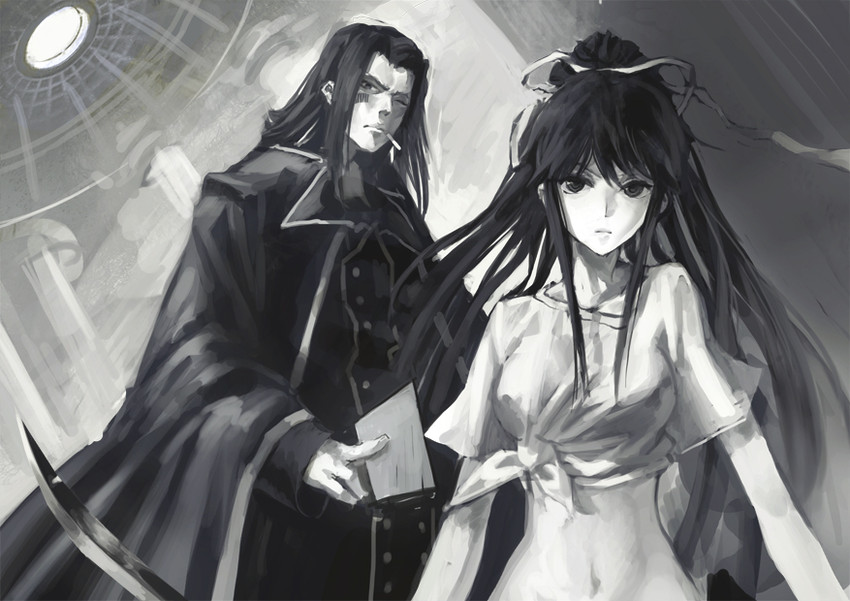 kanzaki kaori and stiyl magnus (toaru majutsu no index and 1 more) drawn by aituoku