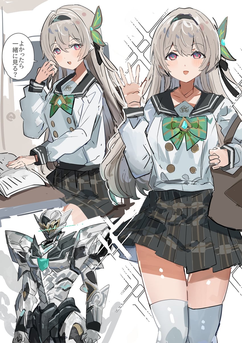 firefly and sam (honkai and 1 more) drawn by the_olphy