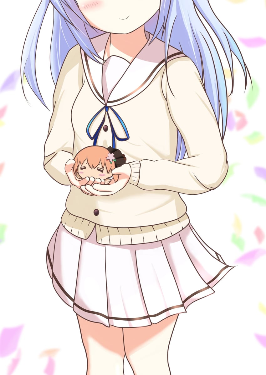 kafuu chino and hoto cocoa (gochuumon wa usagi desu ka?) drawn by kxcx_sec