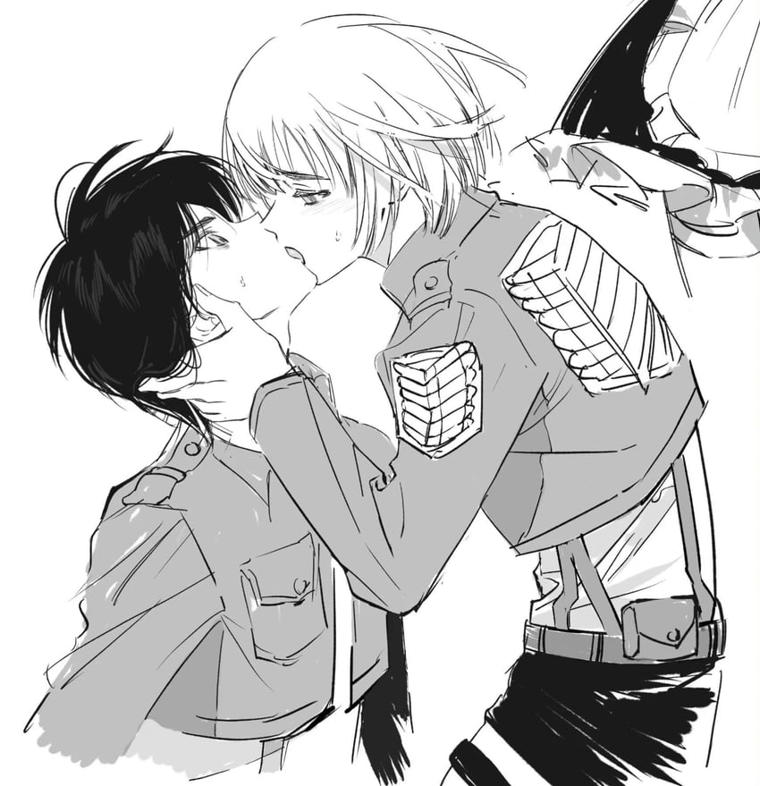 eren yeager and armin arlert (shingeki no kyojin) drawn by kiyoshi_st