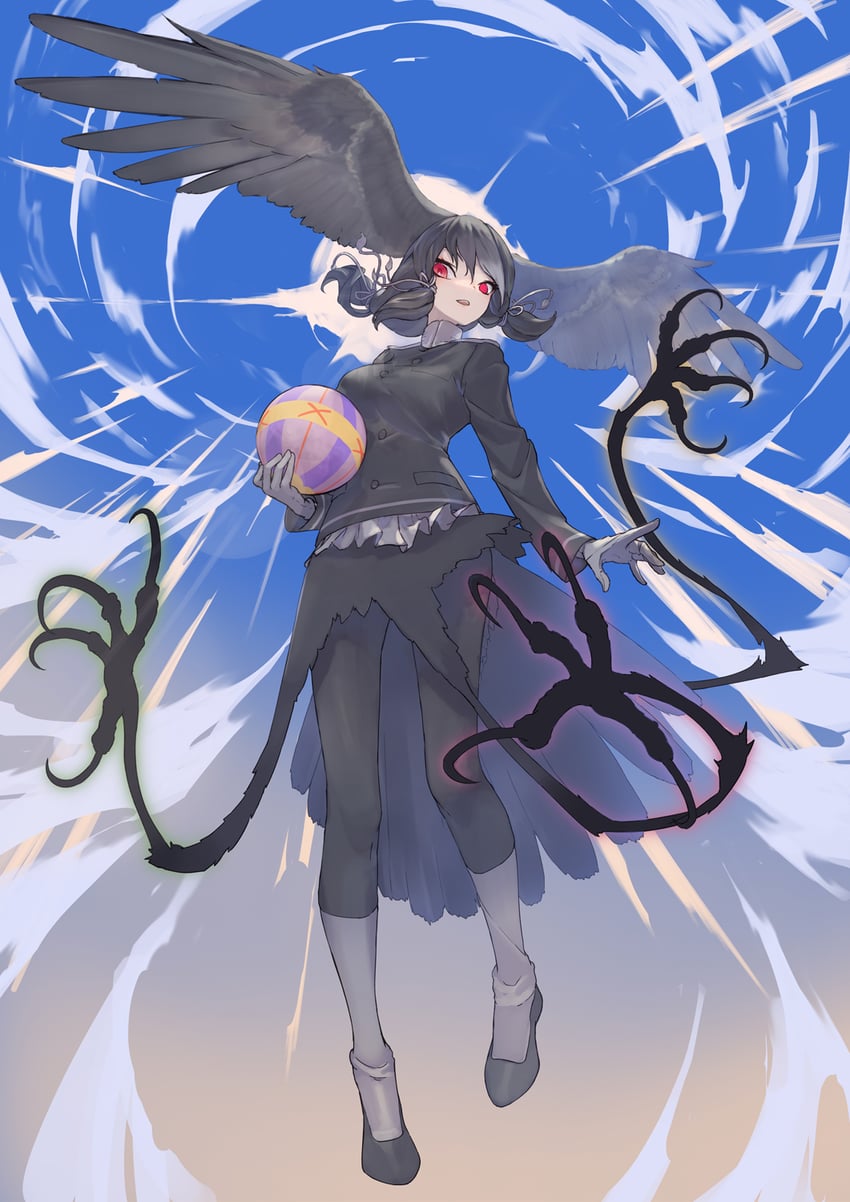yatagarasu (kemono friends) drawn by don3