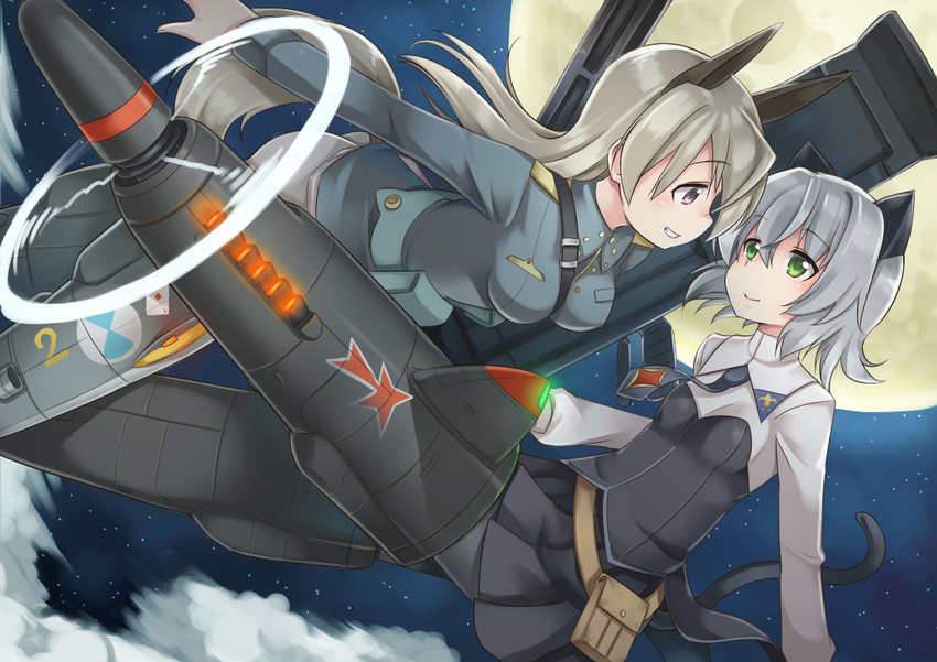 sanya v. litvyak and eila ilmatar juutilainen (world witches series and 1 more) drawn by victor_(tama_e_akira)