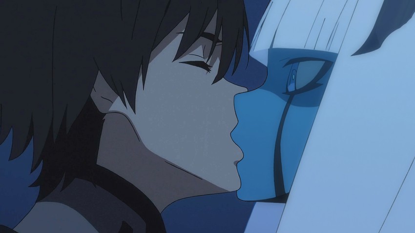 hiro and 001 (darling in the franxx) drawn by kira_(user_yxxh7828)