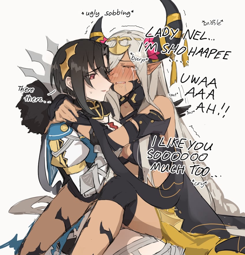 nel and zelestia (fire emblem and 1 more) drawn by tencryingemojis