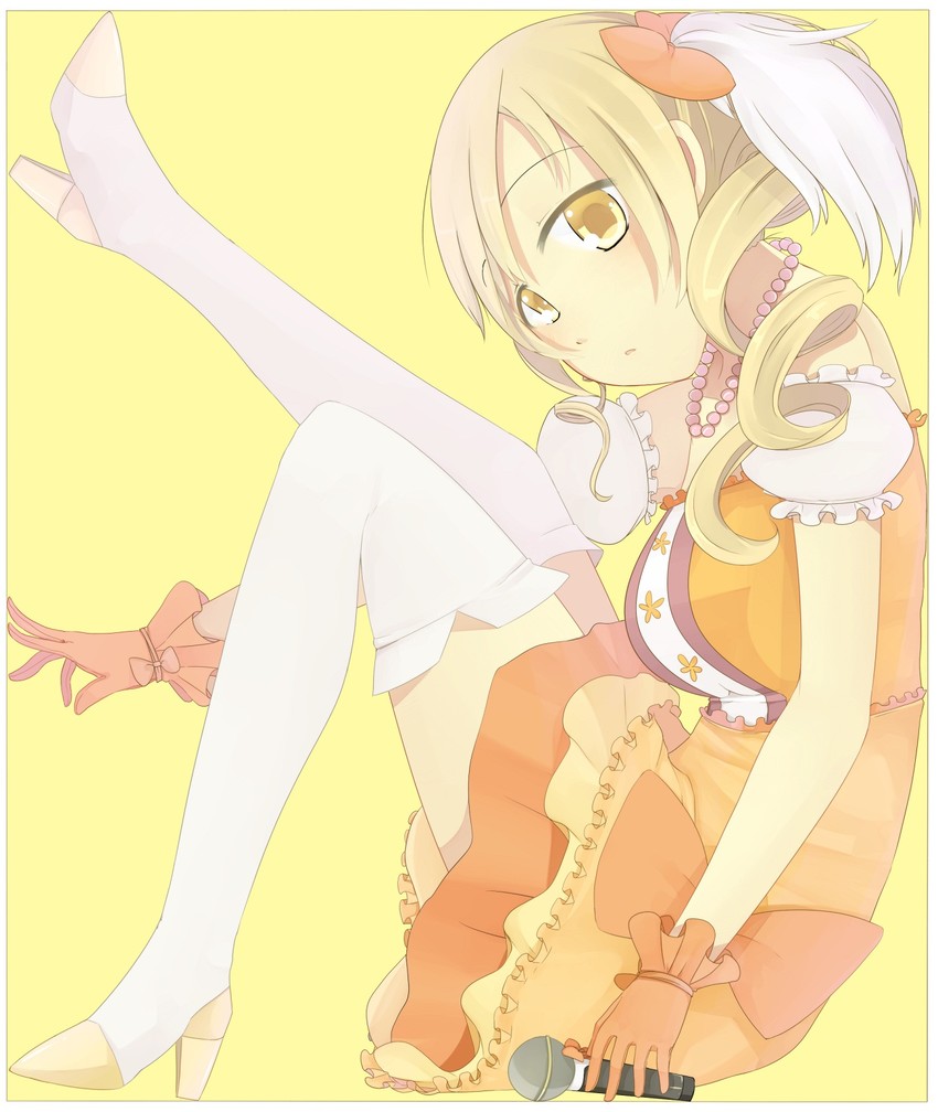 tomoe mami (mahou shoujo madoka magica) drawn by hinagi_(fox_priest)