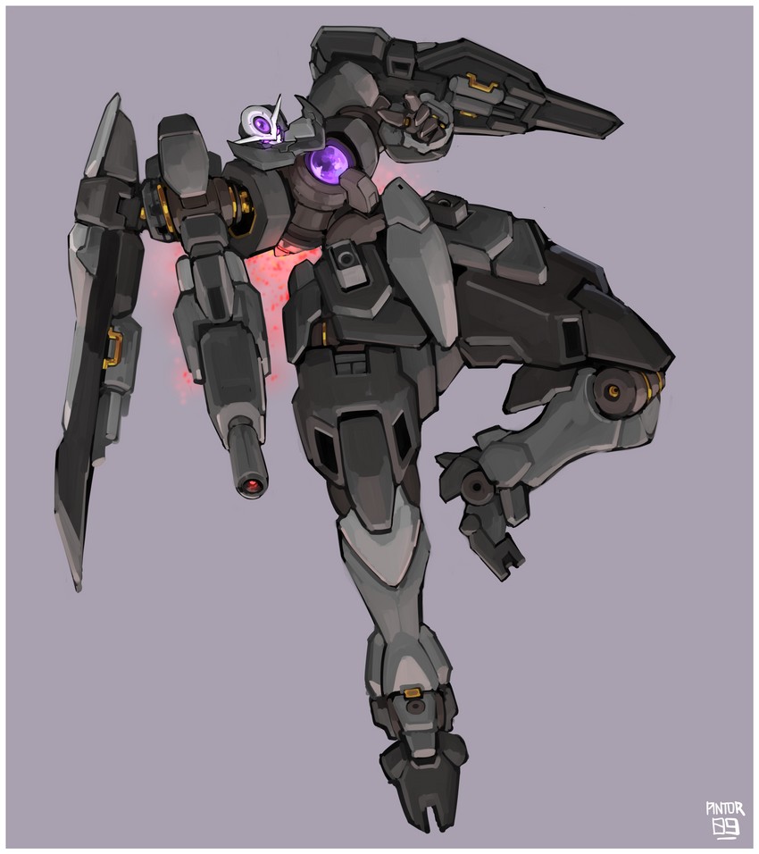 gn-x iv (gundam and 1 more) drawn by moku_(pintor09)