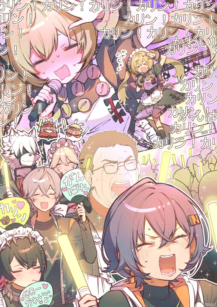 ellen joe, belle, wise, von lycaon, corin wickes, and 5 more (zenless zone zero and 1 more) drawn by vm0du