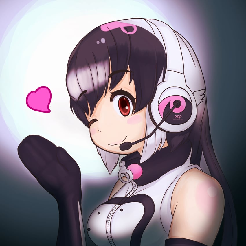 african penguin (kemono friends and 1 more) drawn by ni_daco
