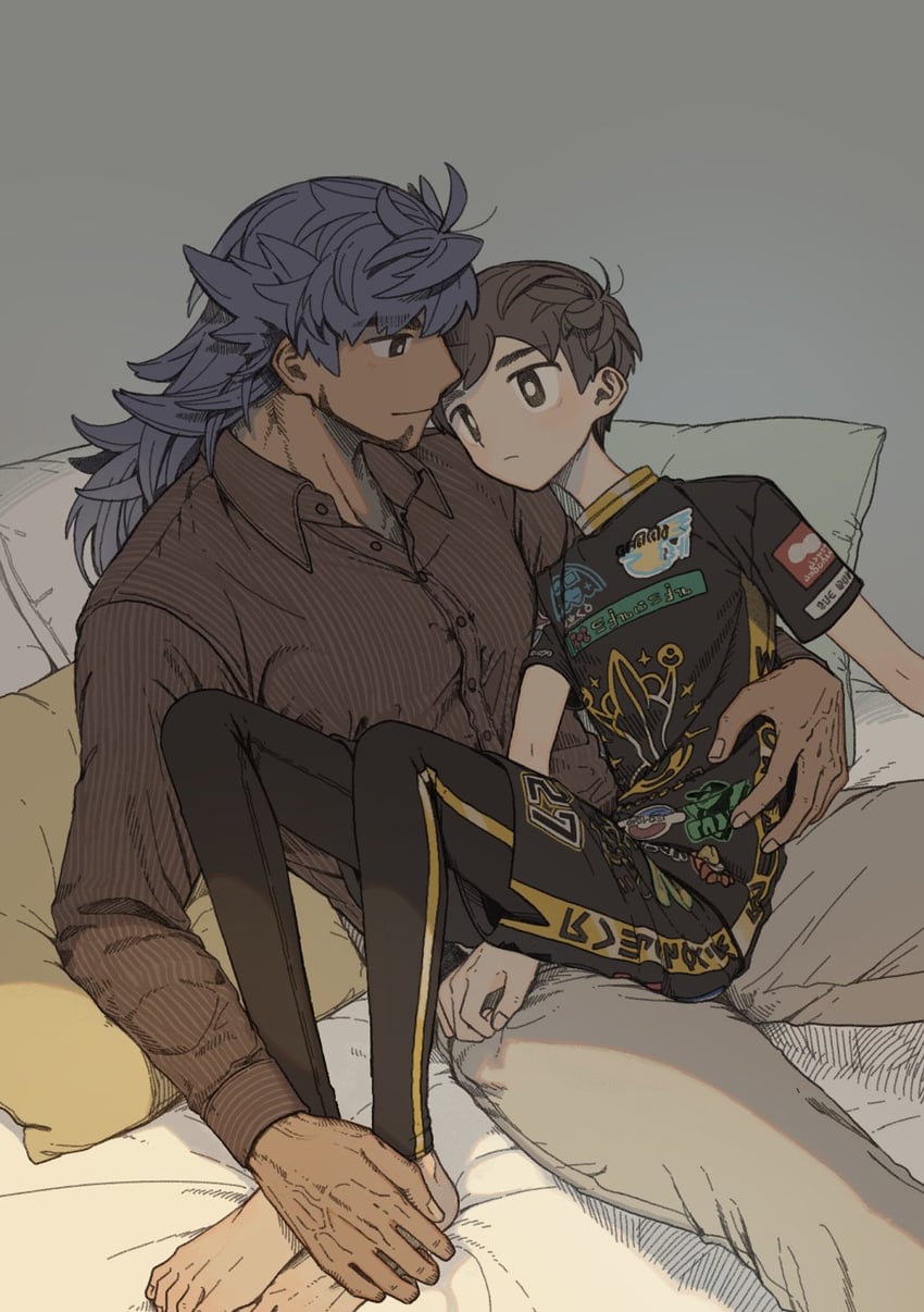 leon and victor (pokemon and 1 more) drawn by mmm3sushi