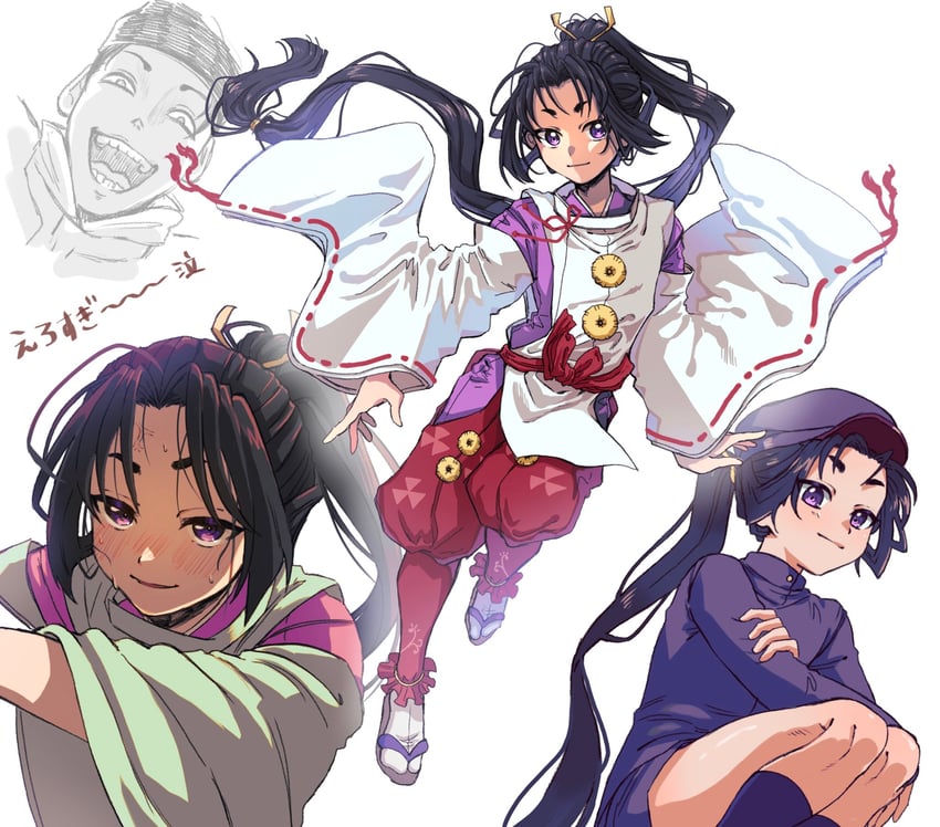 houjou tokiyuki and suwa yorishige (nige jouzu no wakagimi) drawn by kemasuurutt